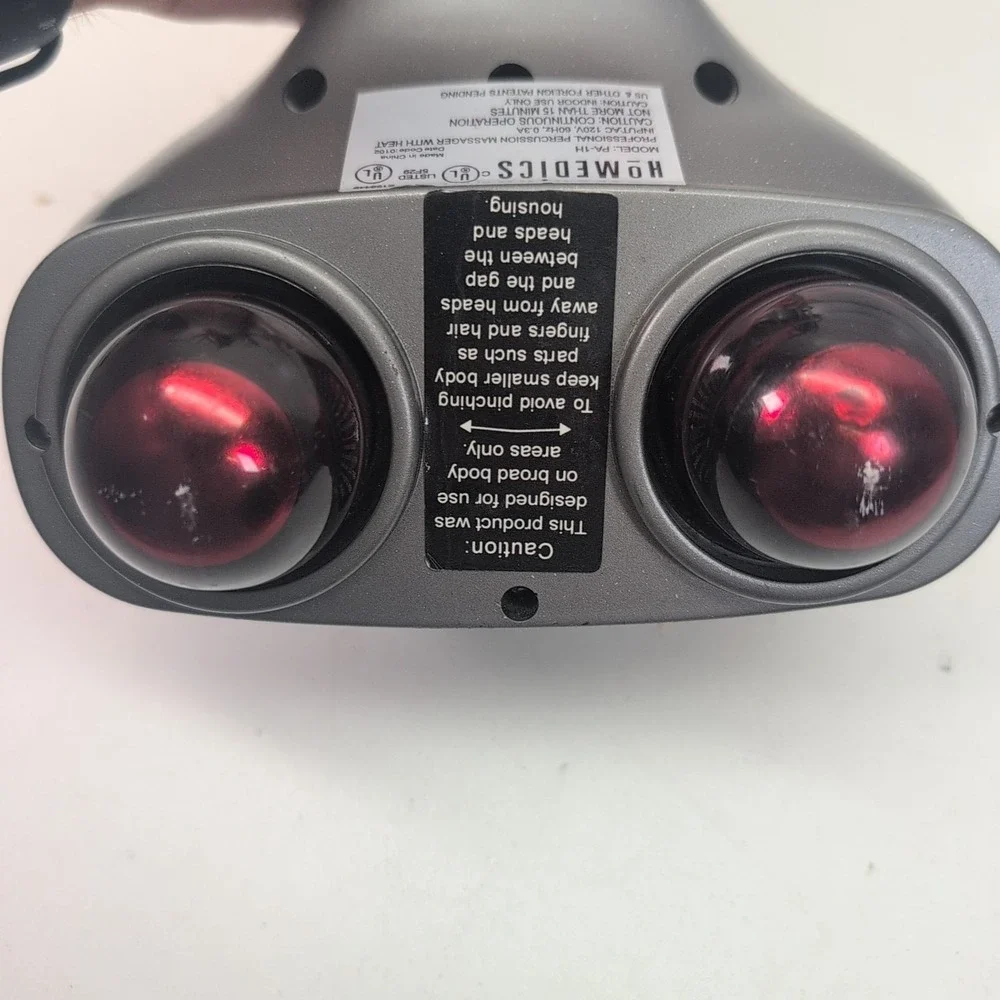 Homedics PA-1H Professional Percussion Massager w/ Heat Handheld Variable‎ Speed
